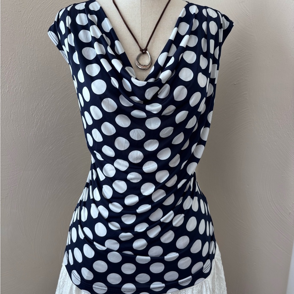 Chic Vintage Polka Dot Women's Tank Top
